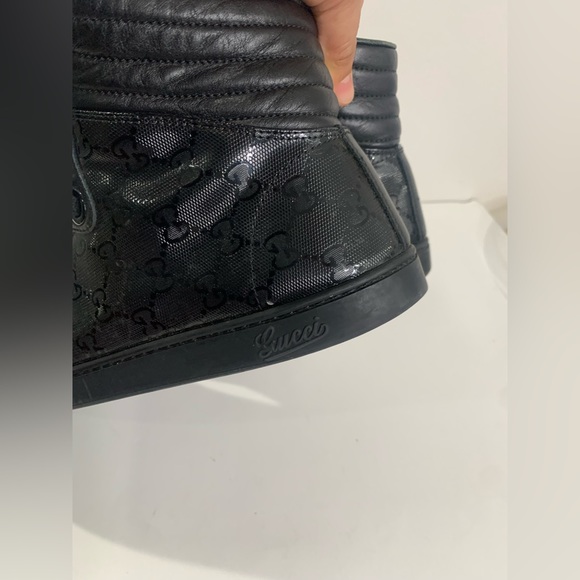 Black Gucci Hightop sneakers - Picture 10 of 15